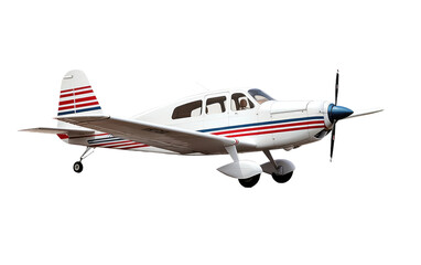 Exploring the PA-28 Cherokee Classic on Transparent Background - obrazy, fototapety, plakaty