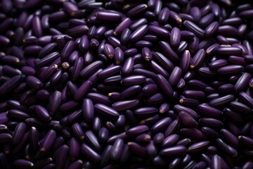 Purple rice grains