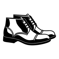 Vector Illustration of Formal Shoes for Man