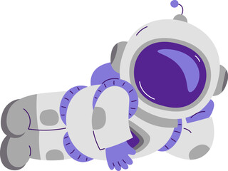 Lying Astronaut In Costume © Mykola Syvak