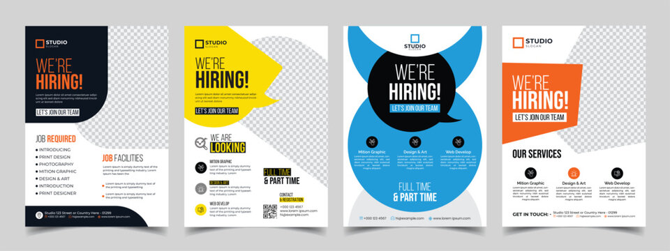 kids charity flyer design donation social banner poster template 