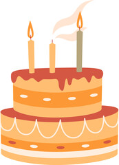 Birthday Cake With Candles