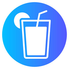 lemonade gradient icon