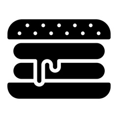 burger glyph icon