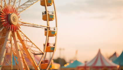 Ferris wheel, concept carnival