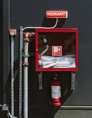 Fire extinguishers emergency equipment