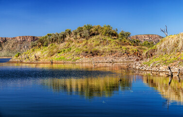 Fototapeta na wymiar Lake Argyle, Kimberley, West Australia, Australia