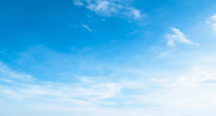 white cloud with blue sky background. © lovelyday12