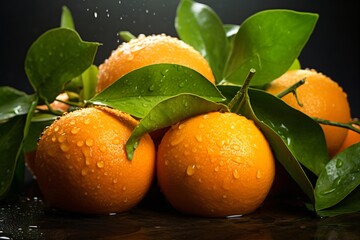 Fresh oranges or mandarins
