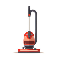 vacuum cleaner flat illustration