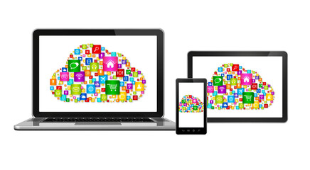 Cloud computing symbol