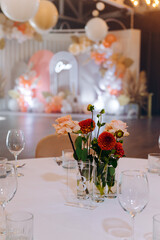 wedding table setting