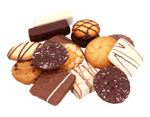 Dry biscuits / Transparent background	