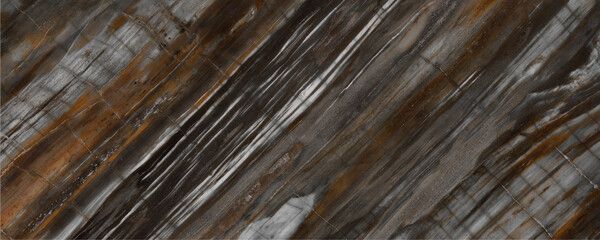 Textured of the black marble background. Gold and white patterned natural of dark gray marble...