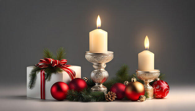 Christmas Candle Background