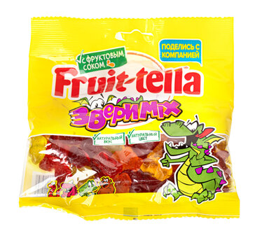Fruittella chewing gum and candy