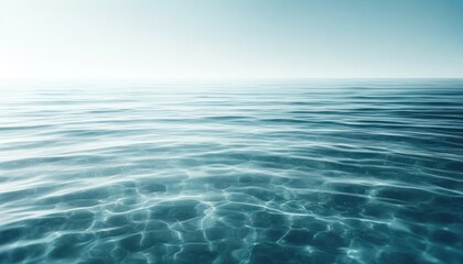 Fototapeta premium Calm Transparent Water Surface