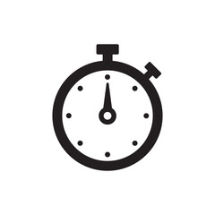 Stopwatch icon measurement timekeeping symbol