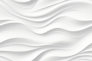 Obraz na płótnie Canvas white and light gray abstract wave modern background illustration. Seamless pattern. Generative AI