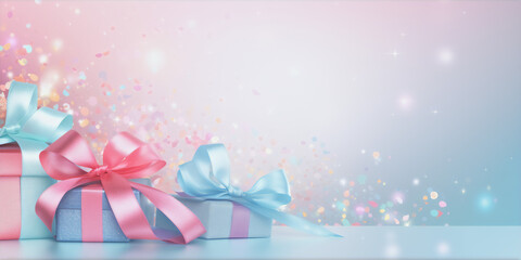 gift box birthday celebration background wallpaper invitation gift card