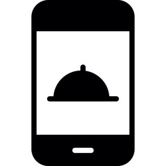 Obraz premium Food App Icon