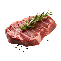Appetizing steak meat on transparent background PNG