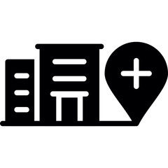 Obraz premium Hospital Icon