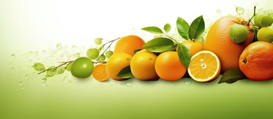 The concept of organic nutrition is based on the idea that a healthy diet filled with fruits specifically green and orange ones like oranges can provide essential vitamins and promote good h