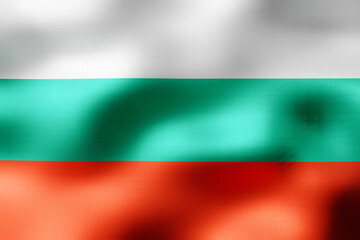 Obraz premium Bulgaria - textile flag - 3d illustration