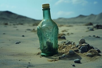 An empty bottle. Generative AI