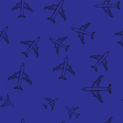 aircraft pattern. pattern, planes, lots of planes. it can be used as a print for fabrics, for bedspreads, bed linen, various textiles