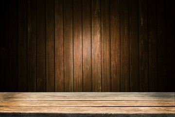 Empty wooden background for your display space.