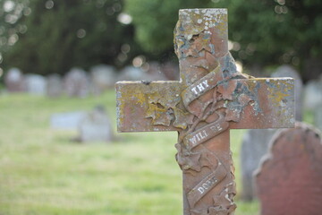 cross in the cemetery
