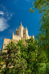 Fototapeta na wymiar Alcazar de Segovia (Segovia castle), Spain 