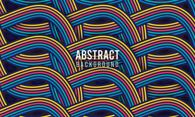 Colorful Abstract Background Design Template | Abstract banner design / wallpaper design