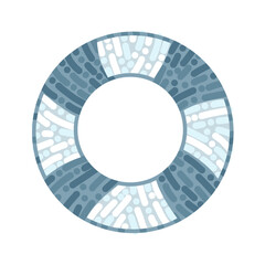 Naklejka premium vector illustration of a white background with a blue and black color