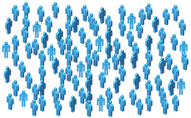 Humanoid pictogram (crowd)