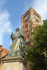 Fototapeta premium Panorama of Gdańsk from the tower of St. Mary's Basilica
