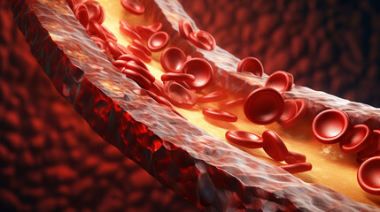 Atherosclerosis is an accumulation of cholesterol plaques in the walls of the arteries