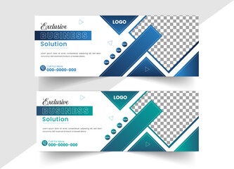 Unique Facebook Cover Design template Design, Modern Design Vector Template.