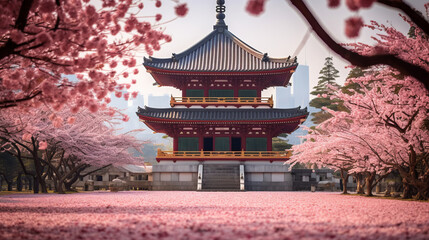 Sakura blossom season