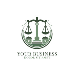 Law Firm Logo Design Template