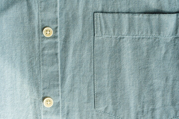 Gray shirt pocket and placket
