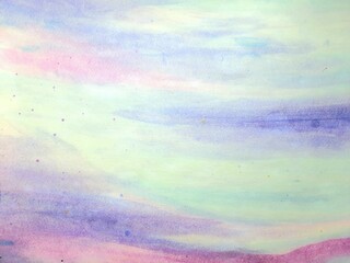 Blue abstract watercolor background texture