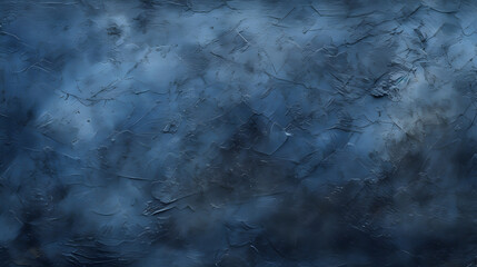 Beautiful abstract grunge decorative navy blue dark stucco texture. generative AI. - obrazy, fototapety, plakaty