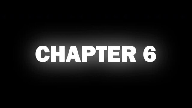 Chapter 6 text effect like a Traditional slot machine - Rolling Text Animation on black background
