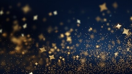 blue christmas background with stars