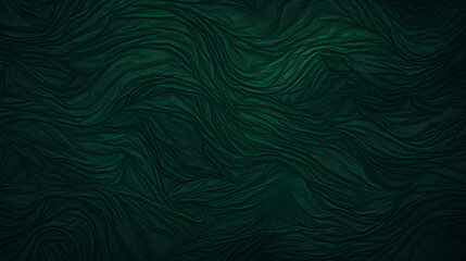 Dark green background texture. generative AI.