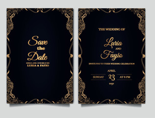 luxury wedding invitation cards