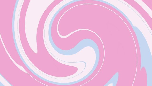 Trendy swirl pattern background with gently moving swirling organic shapes in pastel colors. This abstract motion background animation is HD and a seamless loop.